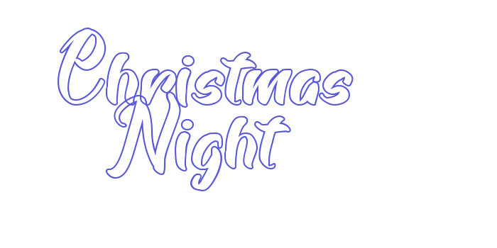 Christmas Night Font