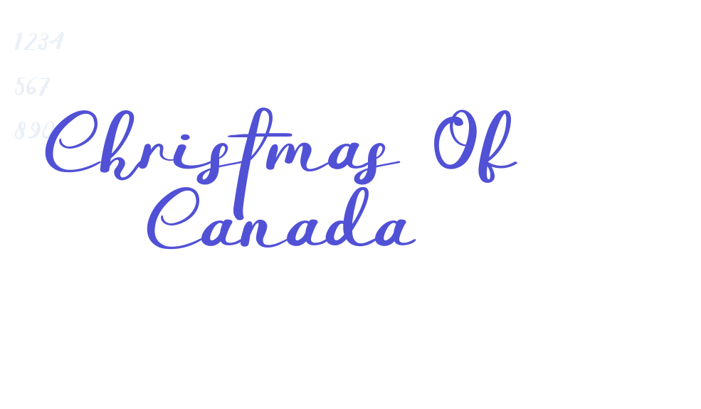 Christmas Of Canada-font-download