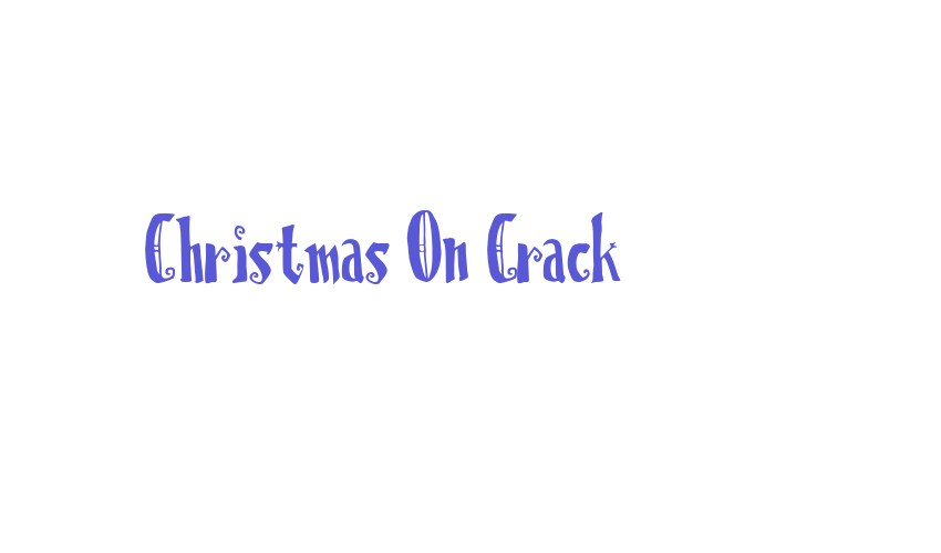 Christmas On Crack Font Download