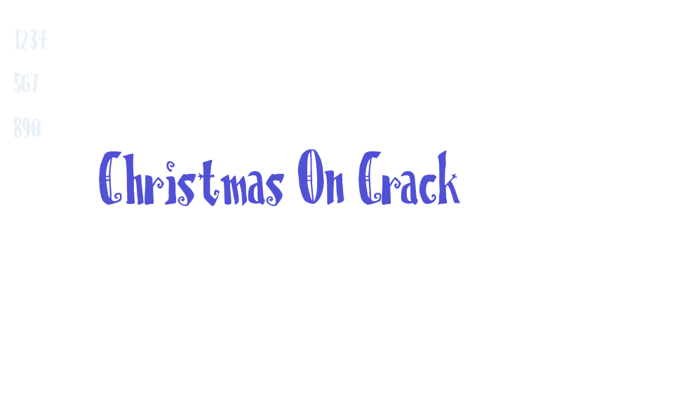 Christmas On Crack-font-download