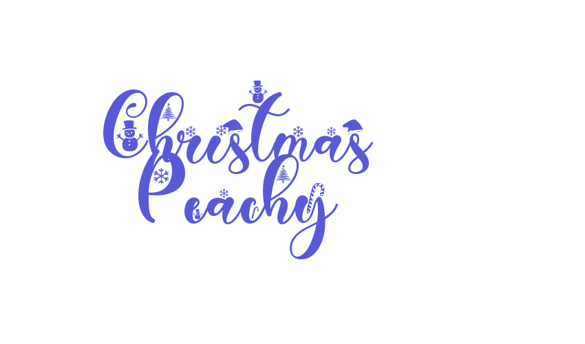 Christmas Peachy Font