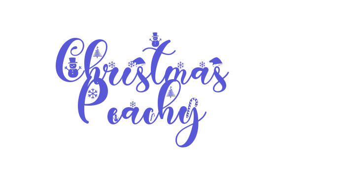 Christmas Peachy Font Download