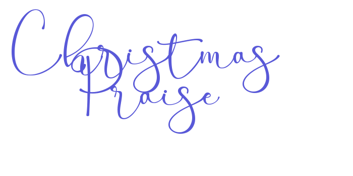 Christmas Praise Font Download