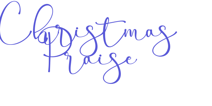 Christmas Praise Font