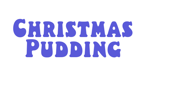 Christmas Pudding Font Download