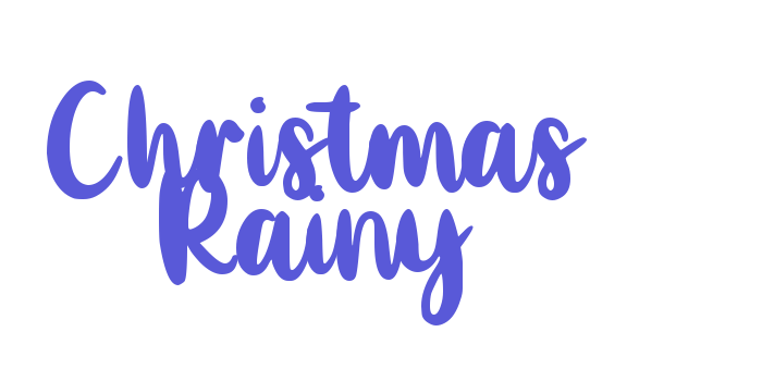 Christmas Rainy Font Download