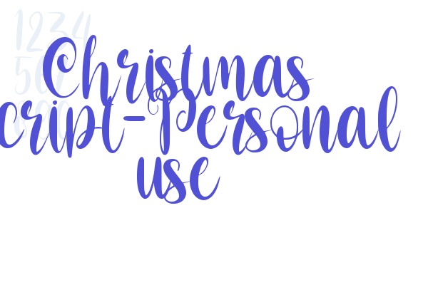 Christmas Script-Personal use
