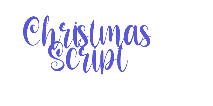 Christmas Script Font Download