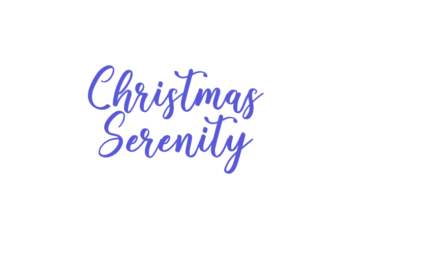 Christmas Serenity Font