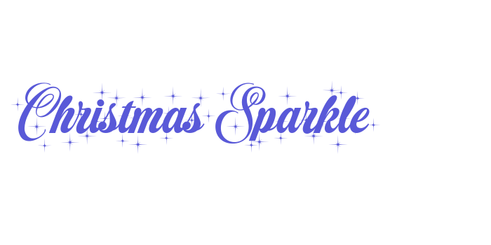 Christmas Sparkle Font Download