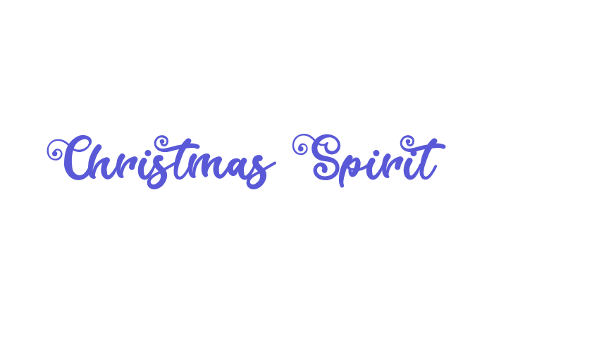 Christmas Spirit Font Download