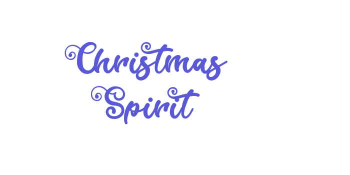 Christmas Spirit Font