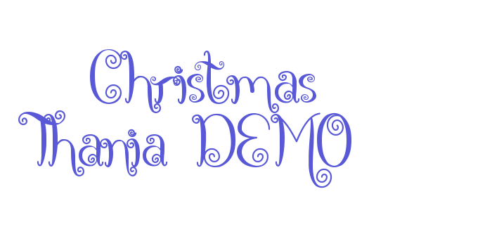 Christmas Thania DEMO Font