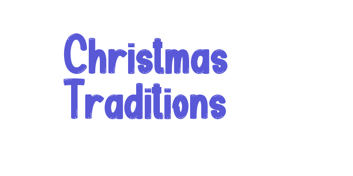 Christmas Traditions Font