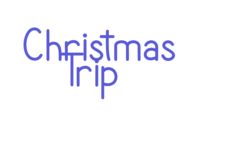 Christmas Trip Font