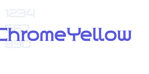 ChromeYellow font free