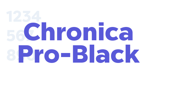 Chronica Pro-Black font