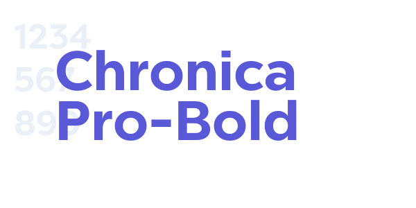 Chronica Pro-Bold font free