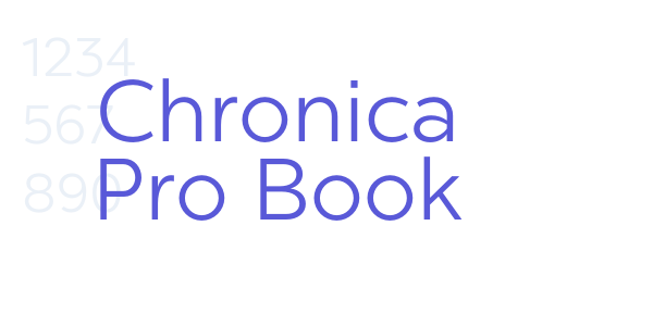 Chronica Pro Book font free