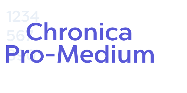 Chronica Pro-Medium font free