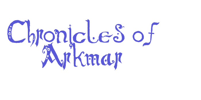 Chronicles of Arkmar Font Download