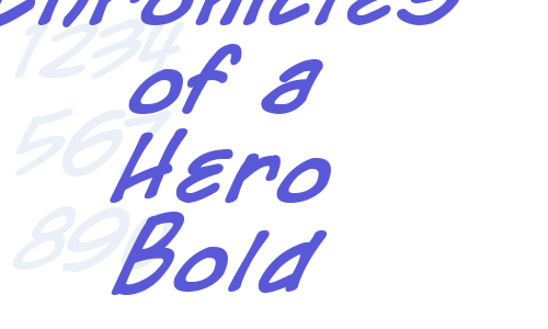 Chronicles of a Hero Bold Font Download