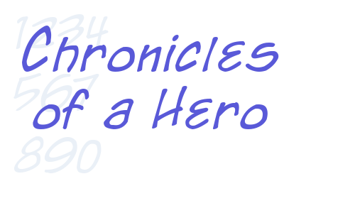 Chronicles of a Hero Font Download