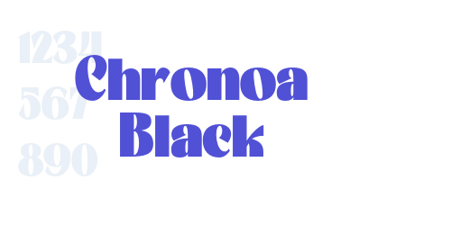 Chronoa Black-font-download
