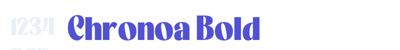 Chronoa Bold-font