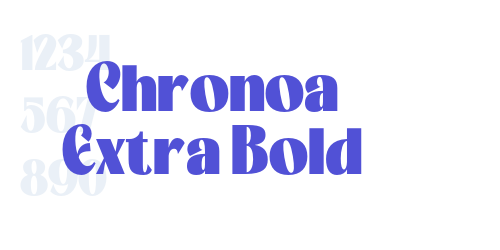 Chronoa Extra Bold-font-download