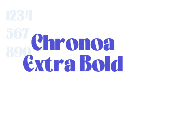 Chronoa Extra Bold