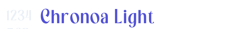 Chronoa Light-font