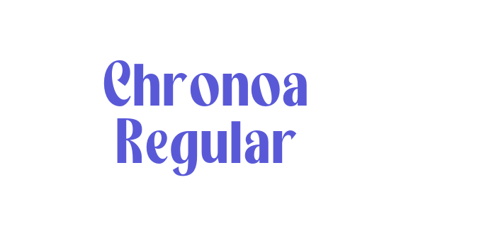 Chronoa Regular Font Download