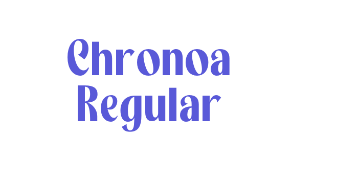 Chronoa Regular Font