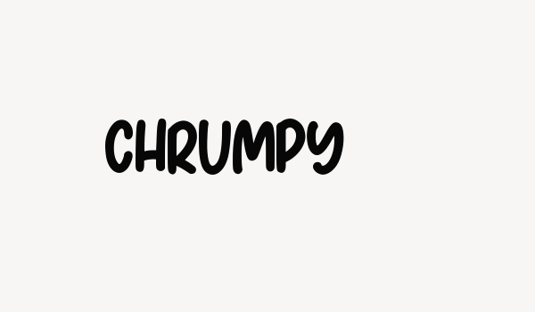 Chrumpy Font