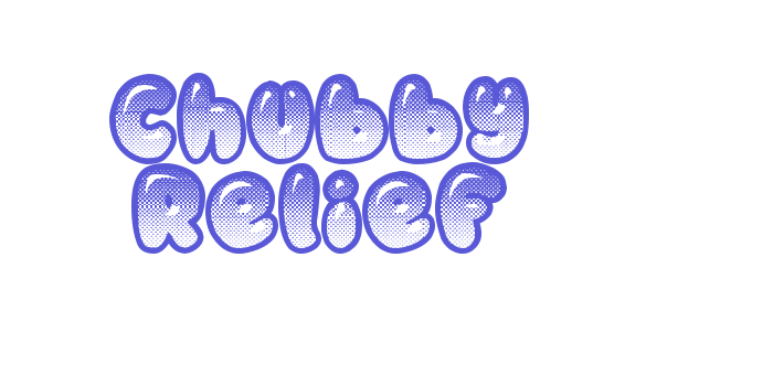 Chubby Relief Font Download