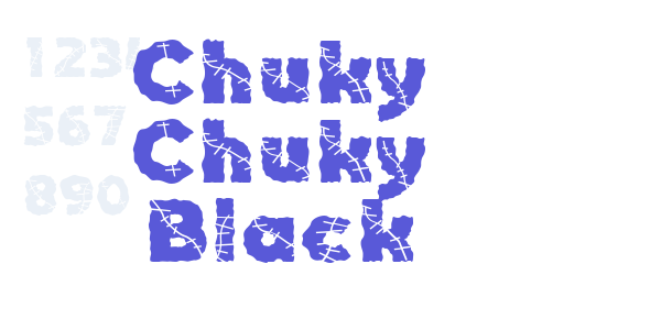 Chuky Chuky Black font