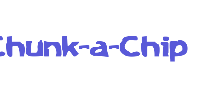 Chunk-a-Chip Font Download