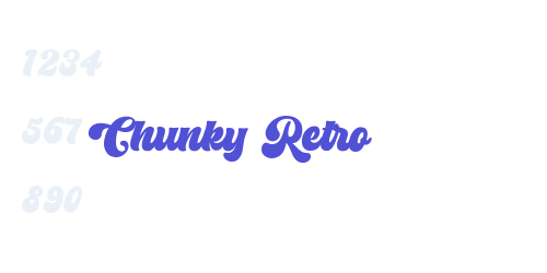 Chunky Retro-font-download