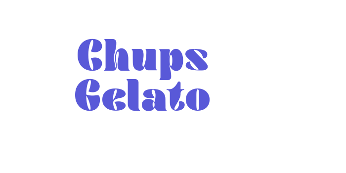 Chups Gelato Font Download