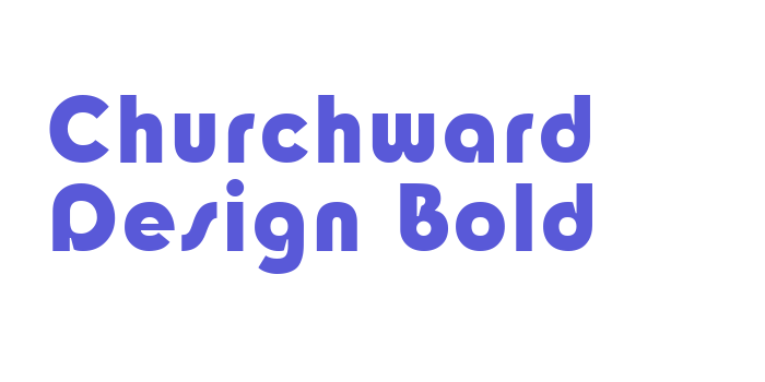 Churchward Design Bold Font Download