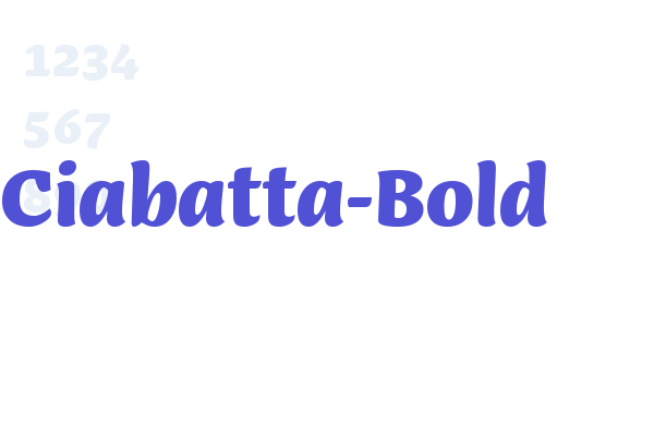 Ciabatta-Bold