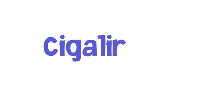 Cigalir Font