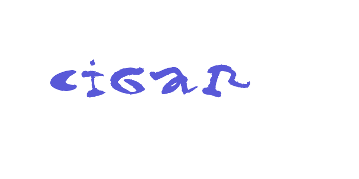 Cigar Font Download