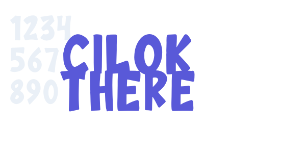 Cilok There font free