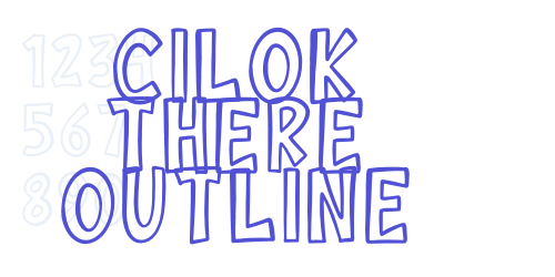 Cilok There Outline-font-download