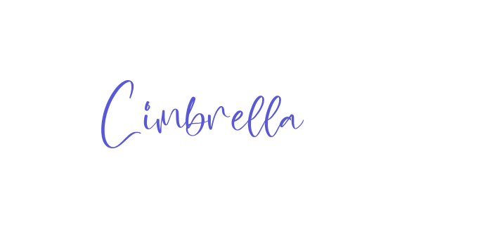 Cimbrella Font Download