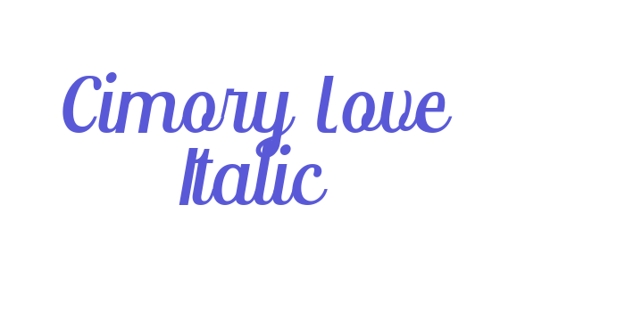 Cimory Love Italic Font Download