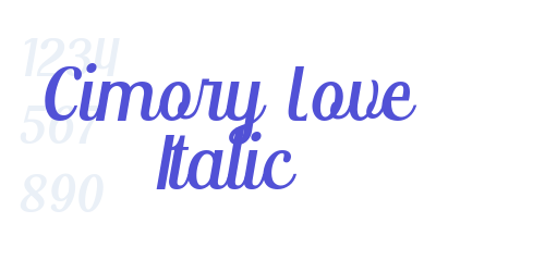 Cimory Love Italic-font-download