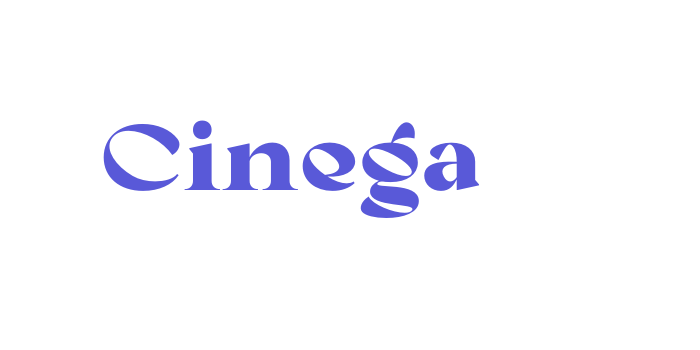 Cinega Font Download